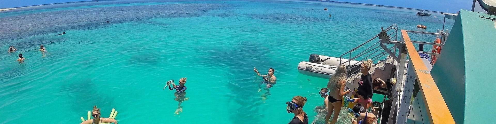 What better place to spend a weekend than on the @southerngreatbarrierreef! The view from the pontoon looking out over the Lady Musgrave Island lagoon! ☀️🐠🐟🌴😀
#gladstoneregion #ladymusgravecruises #ladymusgraveisland #underwaterinstameet #southerngreatbarrierreef #thisisqueensland #seeaustralia #GoProANZ