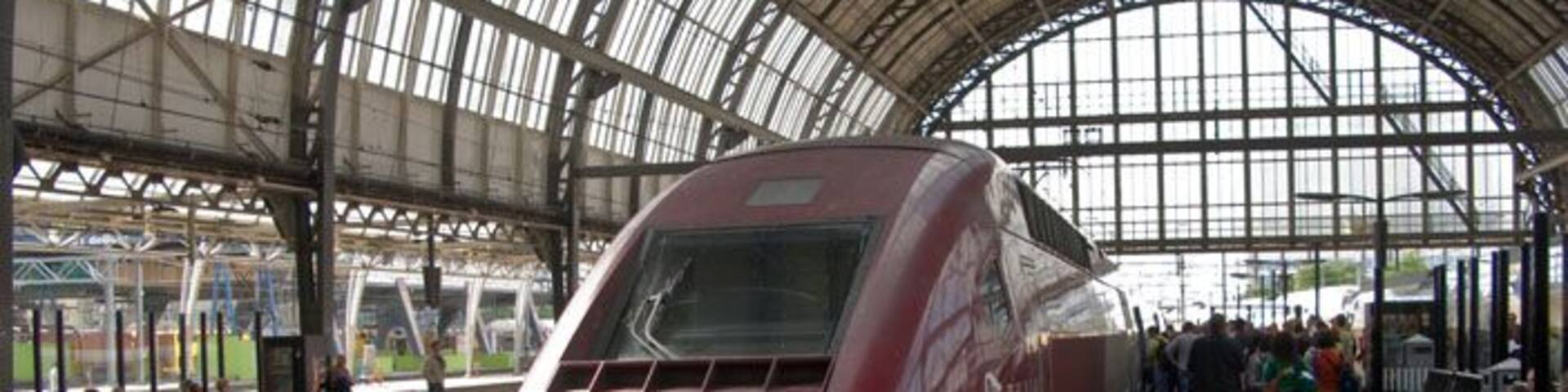 Thalys high speed train, Utrecht, Netherlands. Image shot 2008. Exact date unknown.
