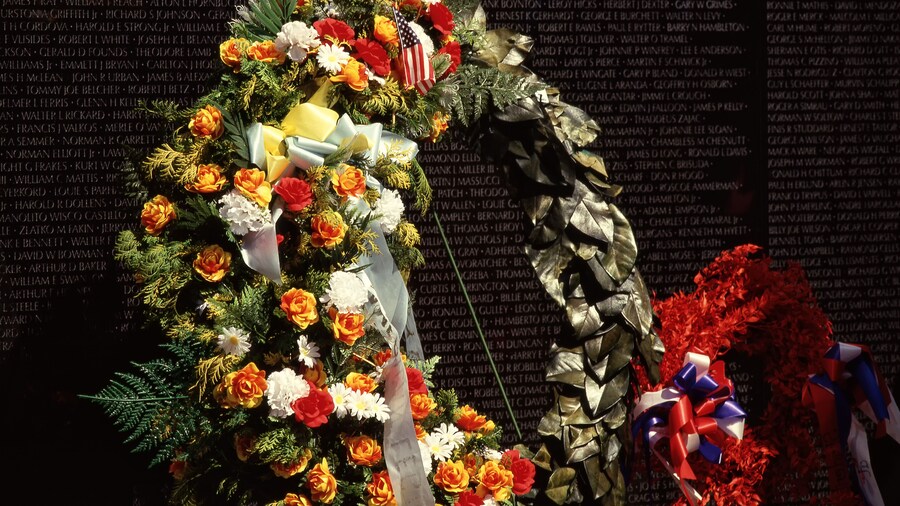 Vietnam Memorial at sunrise; Washington DC