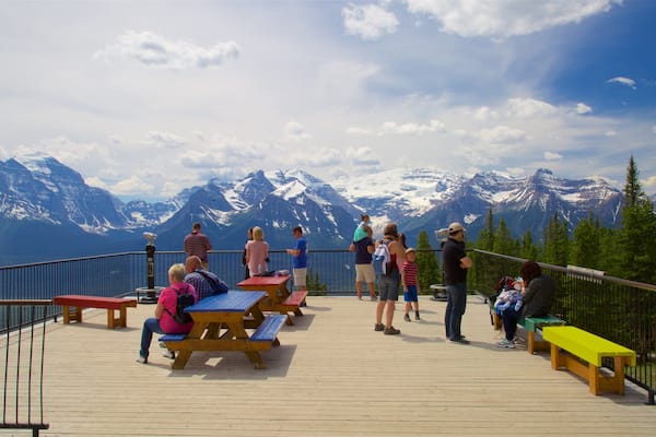 Télécabine Lac Louise qui includes vues, scÚnes tranquilles et montagnes