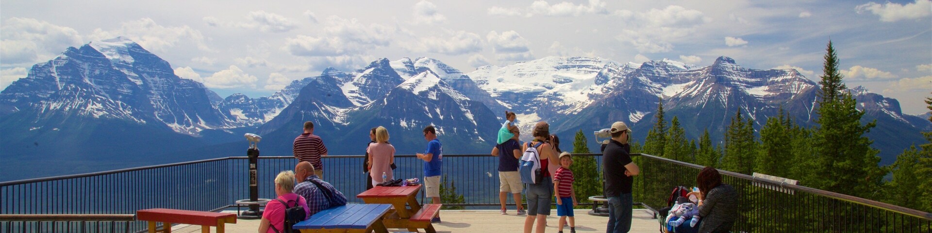 Lago Louise Gondola que inclui montanhas, paisagens e cenas tranquilas