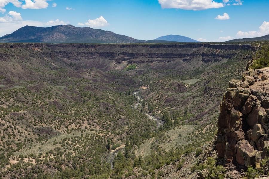 Rio Grande Gorge Near Questa New Mexico