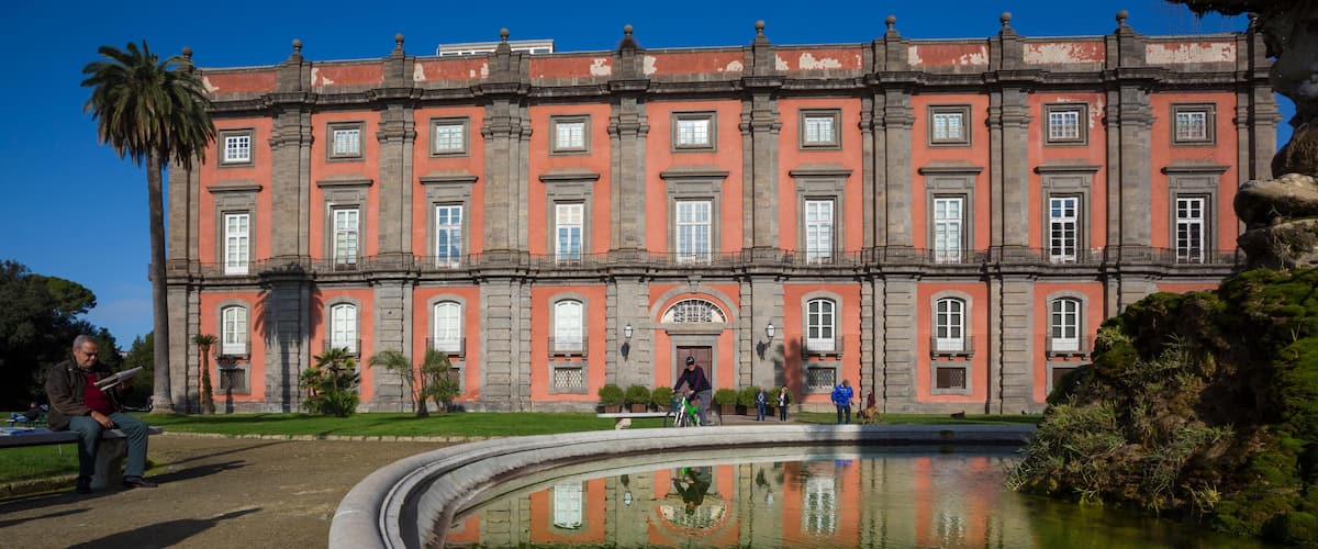 HN0852 Naples (Italy) - Capodimonte Royal Palace and wood
