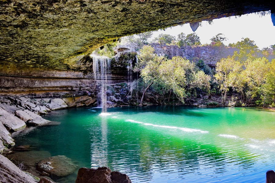 Austin Waterfall; Shutterstock ID 523345798