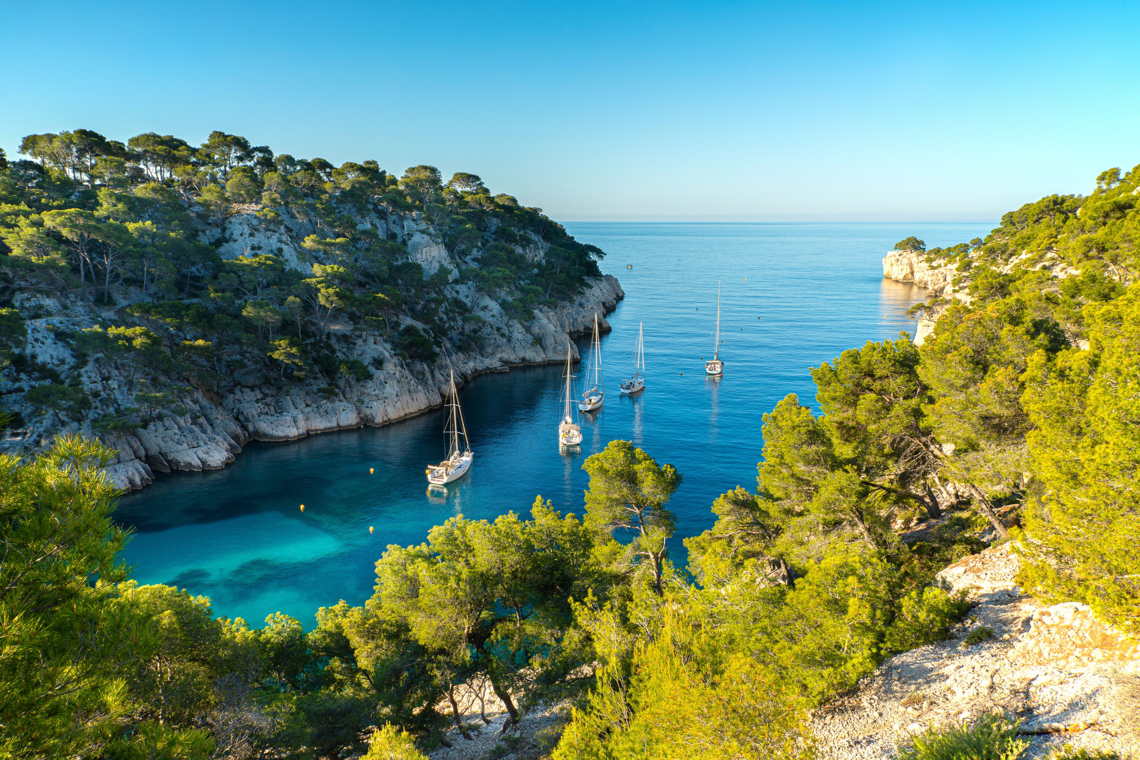 La calanque de port pin à Cassis