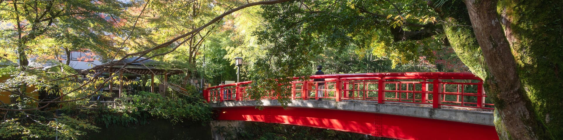 Autumn scenery at Katsura River in Shuzenji, an onzen town in Izu, Shizuoka, Japan