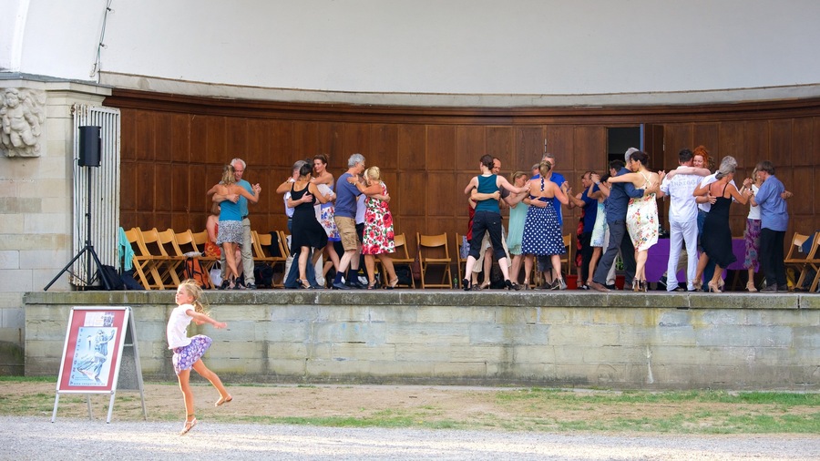 Constance which includes performance art as well as a large group of people