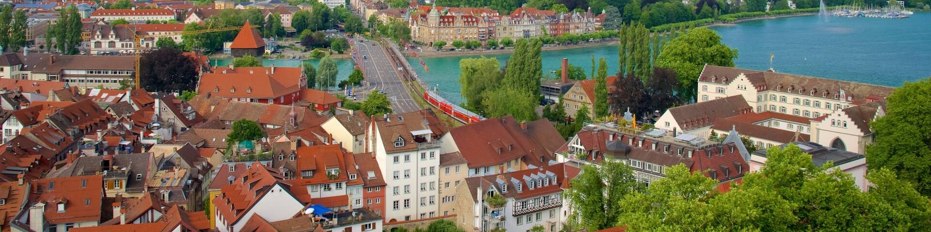 Friedrichshafen Promenade featuring a city and landscape views