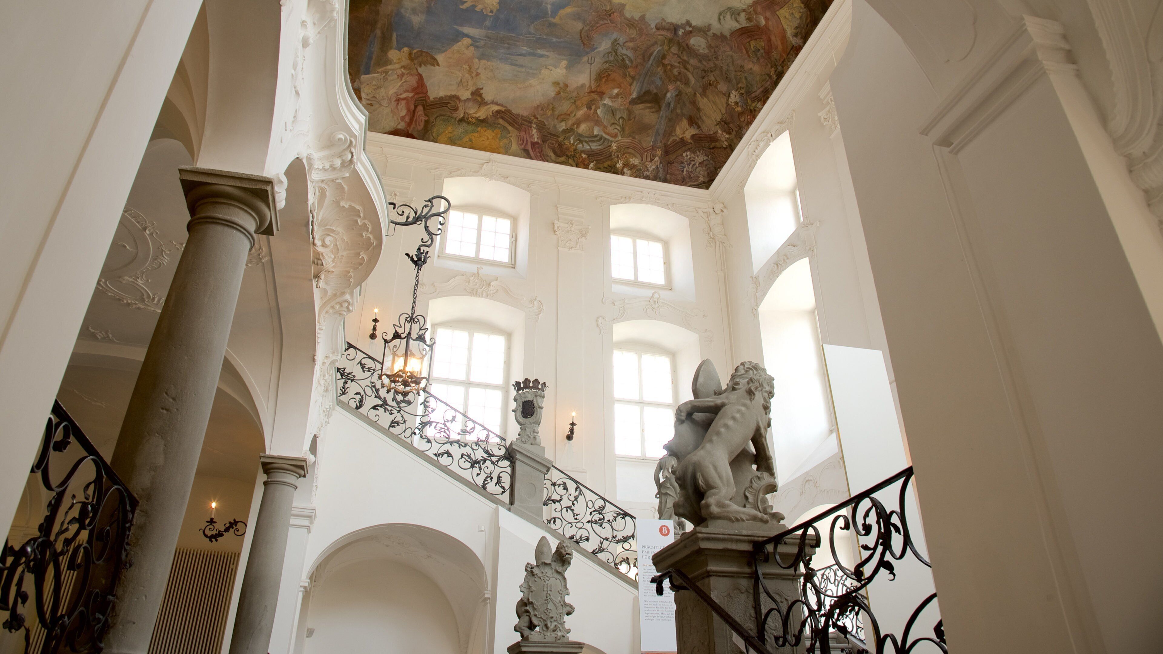 Meersburg which includes heritage architecture and interior views