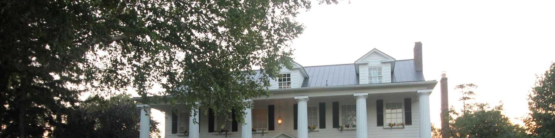 We stay at a lot of B&Bs when we travel. This is one of our favorites. RowanLark at Headwaters Farm in Olney Maryland. There is an interesting history behind the home including the fact that both Franklin Roosevelt and Winston Churchill stayed there. Anyway, beautiful home and rooms with an amazing pool area.
