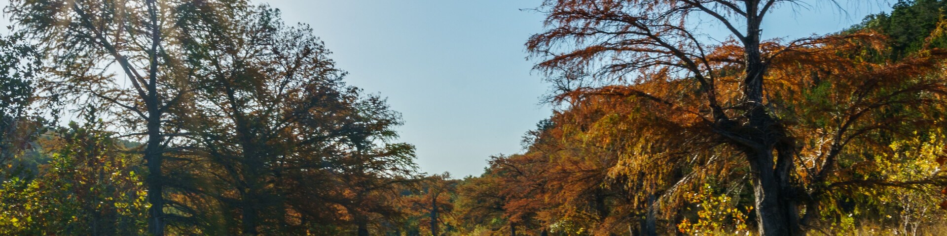 Fall at Pedernales Falls State Park in Blanco, Texas (Texas Hill Country)