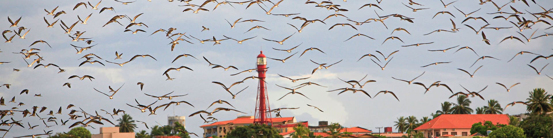 Lighthouse of Salinópolis or Salinas in the Brazilian Amazon, Pará State.