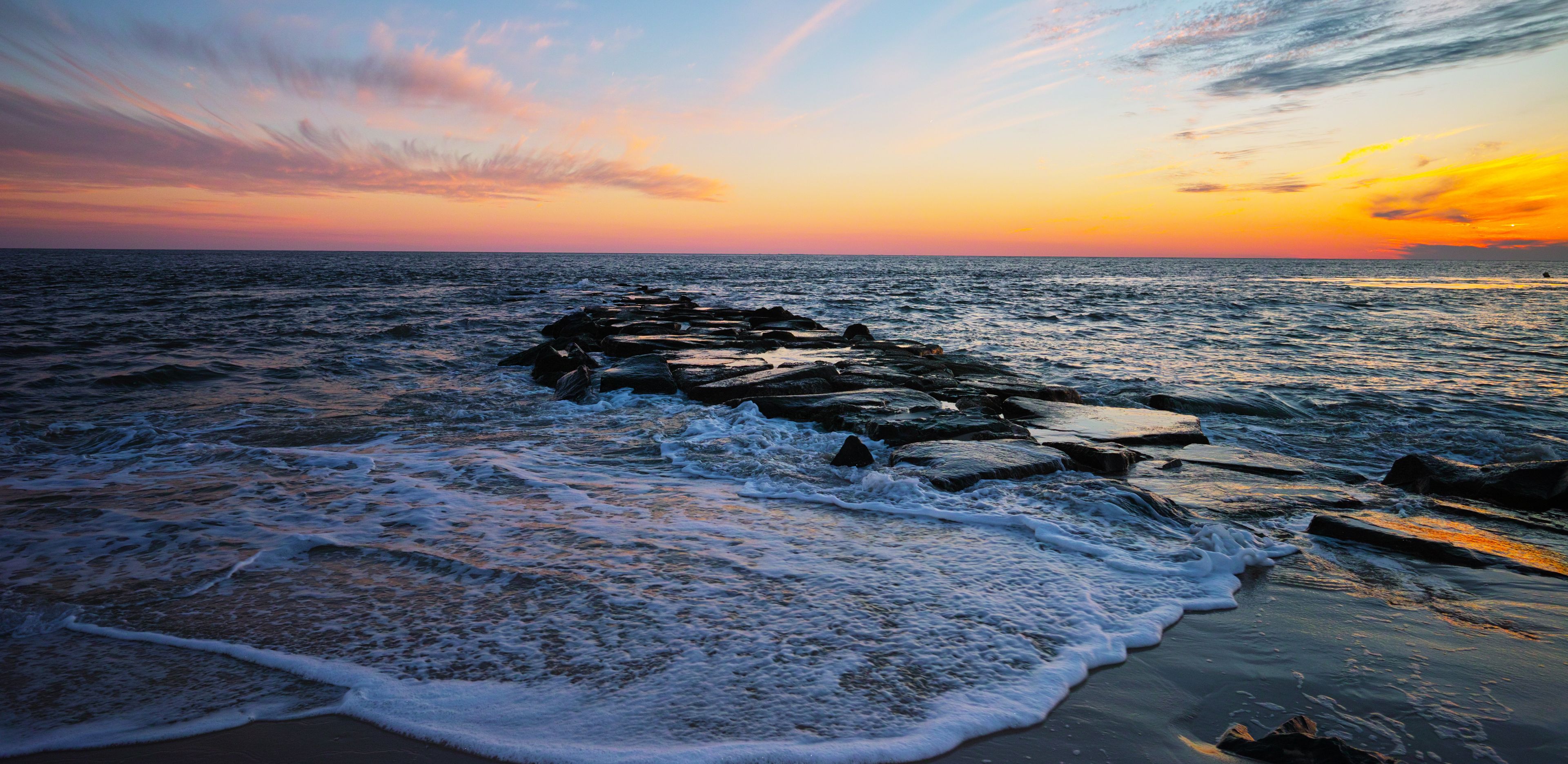 Cape may seashore sunset