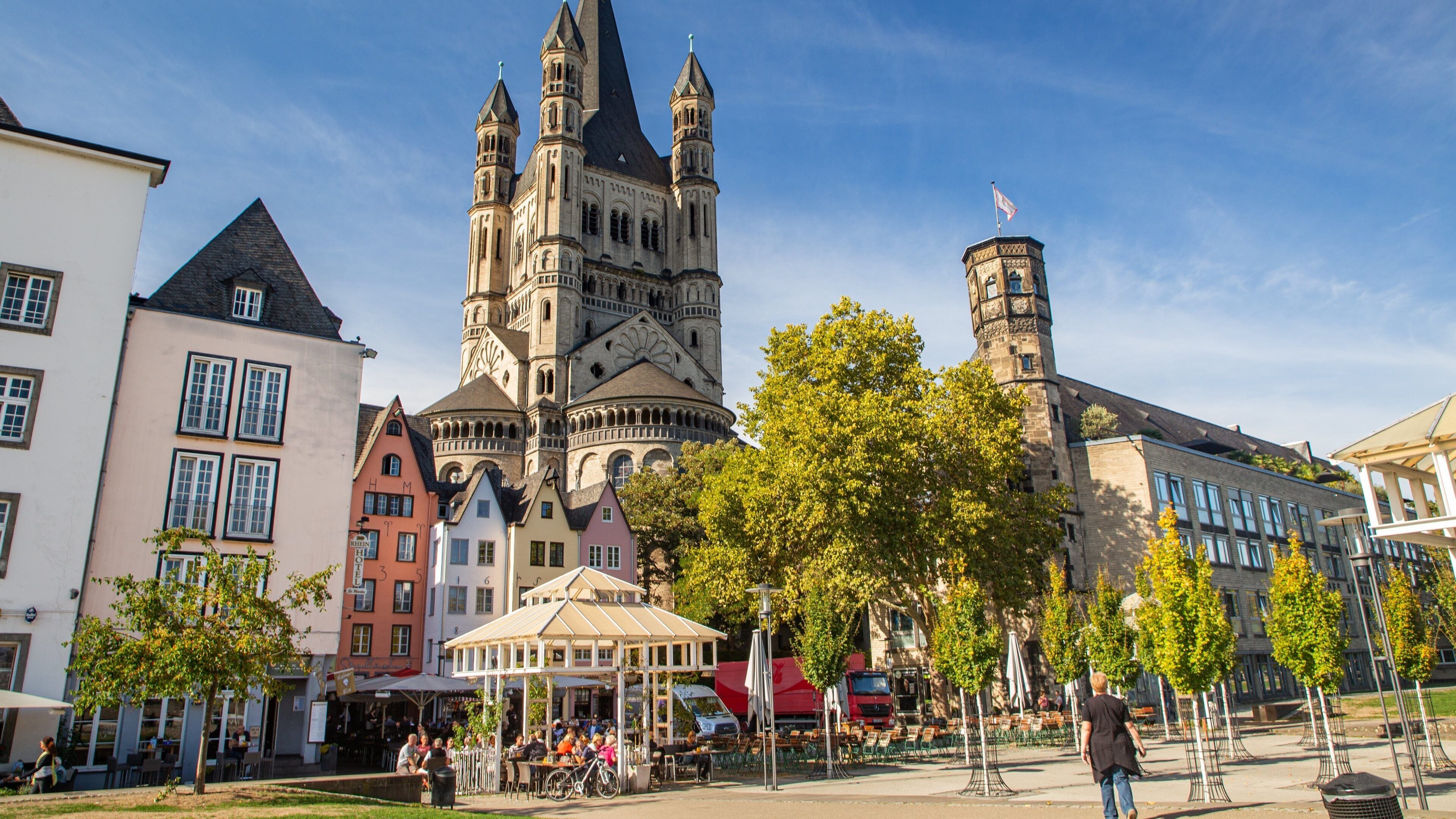 Innenstadt showing a city, heritage architecture and a church or cathedral