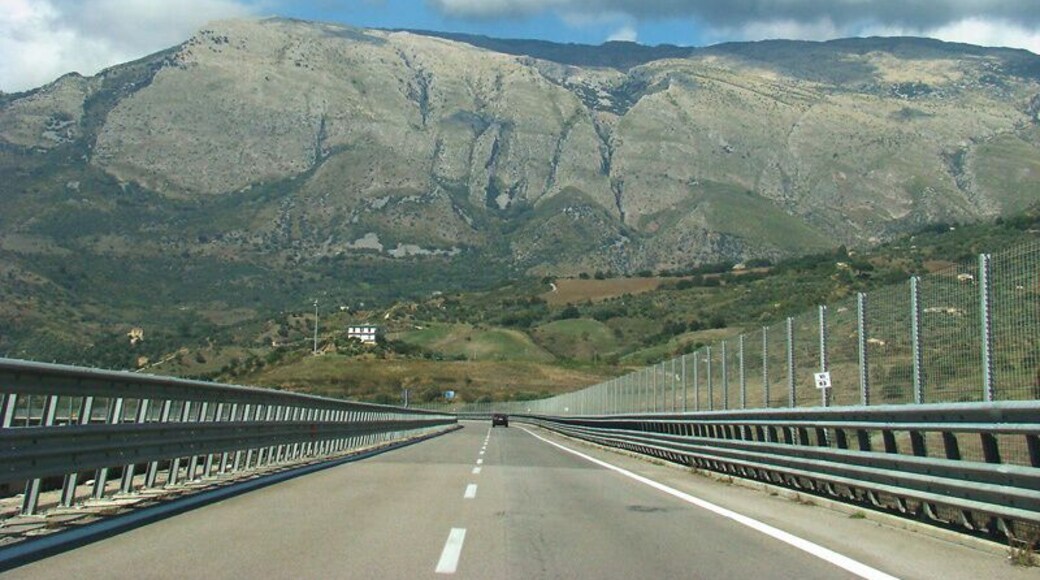 Madonie Regional Park, Sicily, Italy. View from route A19.