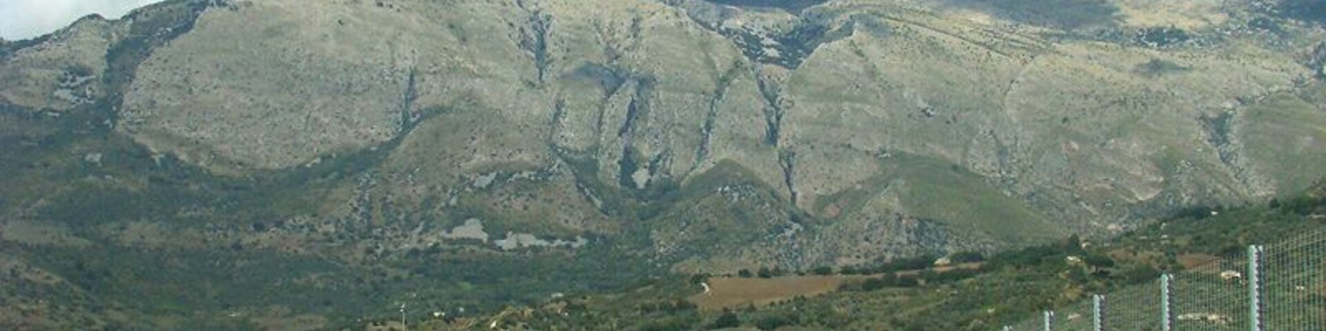 Madonie Regional Park, Sicily, Italy. View from route A19.