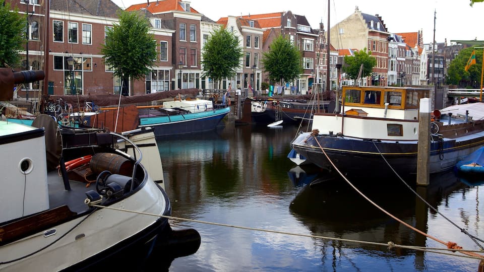 Delfshaven which includes boating, a river or creek and a bay or harbor