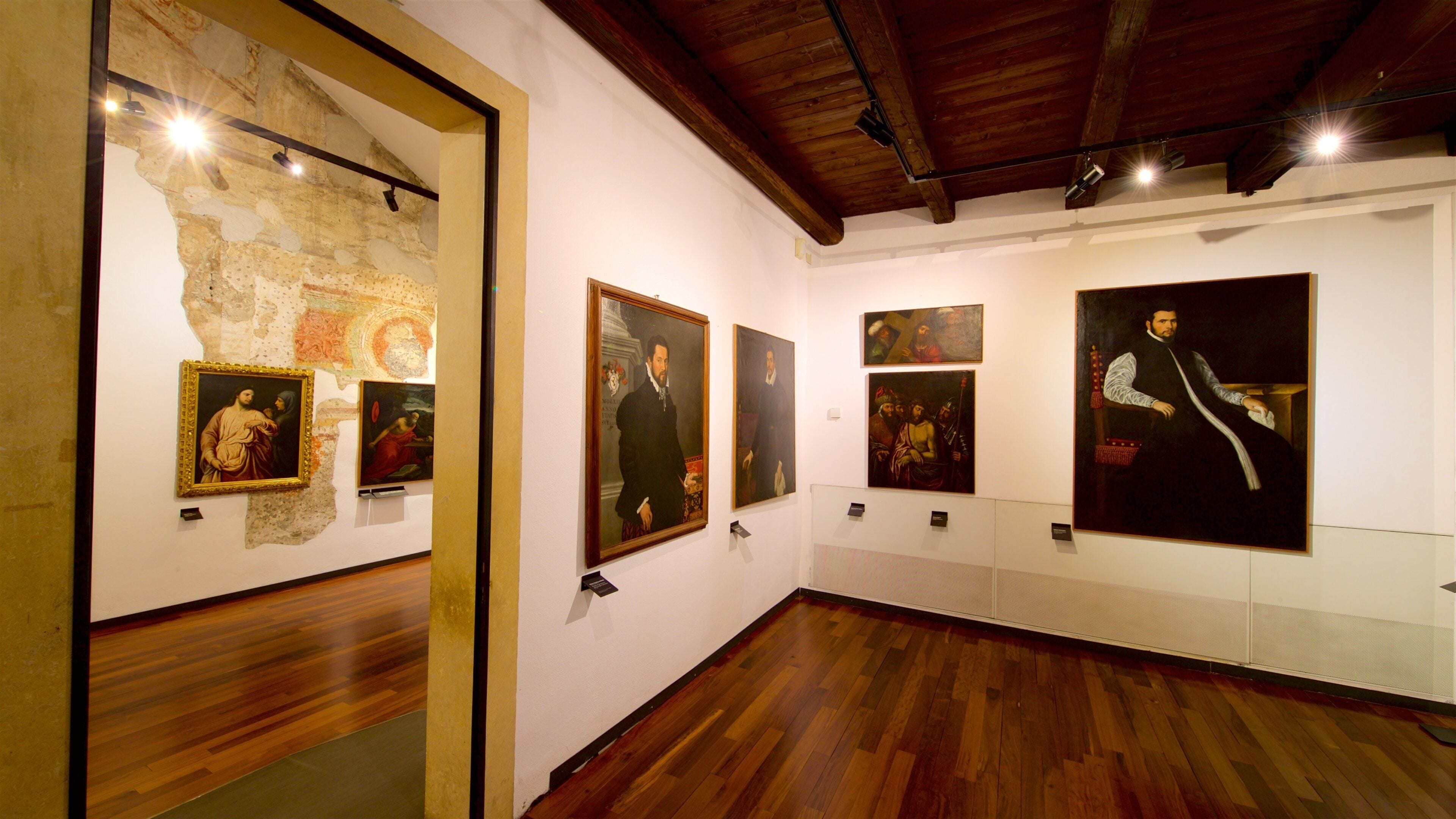 Eremitani Town Museums showing art, interior views and religious elements