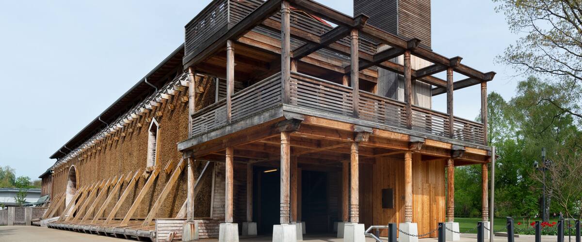 Das Gradierwerk in Bad Sassendorf, Kurpark, 13.04.2024