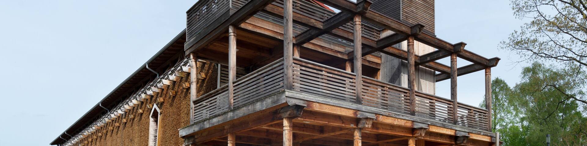 Das Gradierwerk in Bad Sassendorf, Kurpark, 13.04.2024