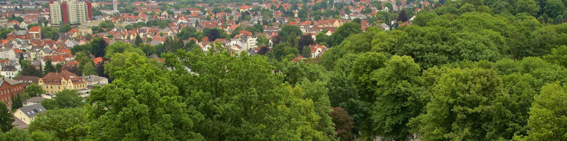 Sparrenburg welches beinhaltet Garten, Stadt und Landschaften