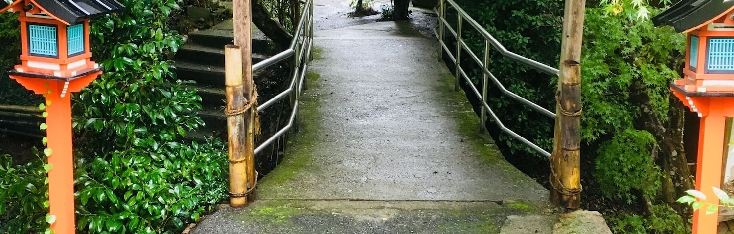 The entrance to the shrine is beautiful