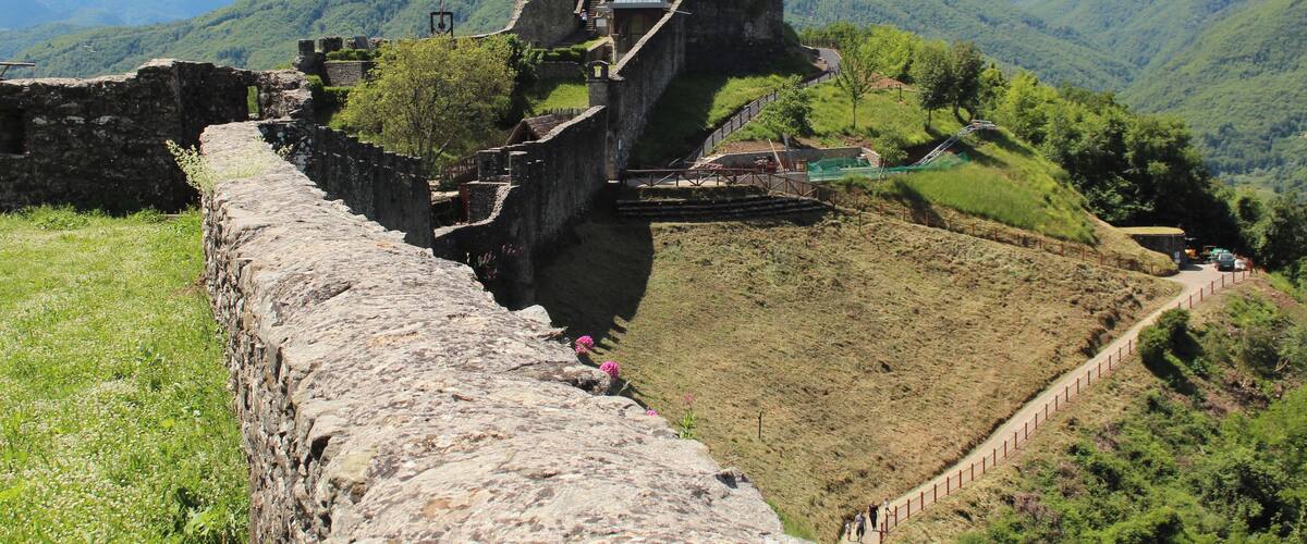 Fortress of Verrucole (Fortezza delle Verrucole, Fortezza di Verrucole), also Verrucole Castle, Fortress in Verrucole, hamlet of San Romano in Garfagnana, Province of Lucca, Tuscany, Italy