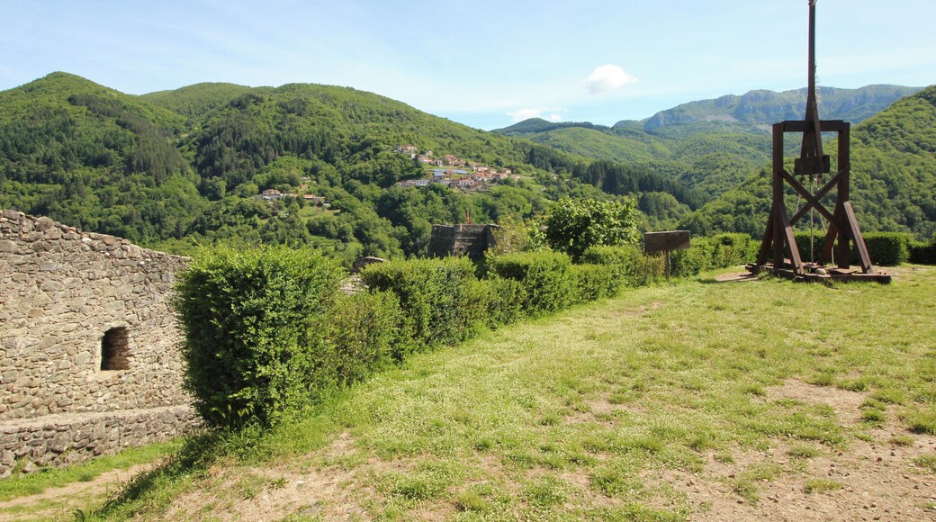 Fortress of Verrucole (Fortezza delle Verrucole, Fortezza di Verrucole), also Verrucole Castle, Fortress in Verrucole, hamlet of San Romano in Garfagnana, Province of Lucca, Tuscany, Italy
