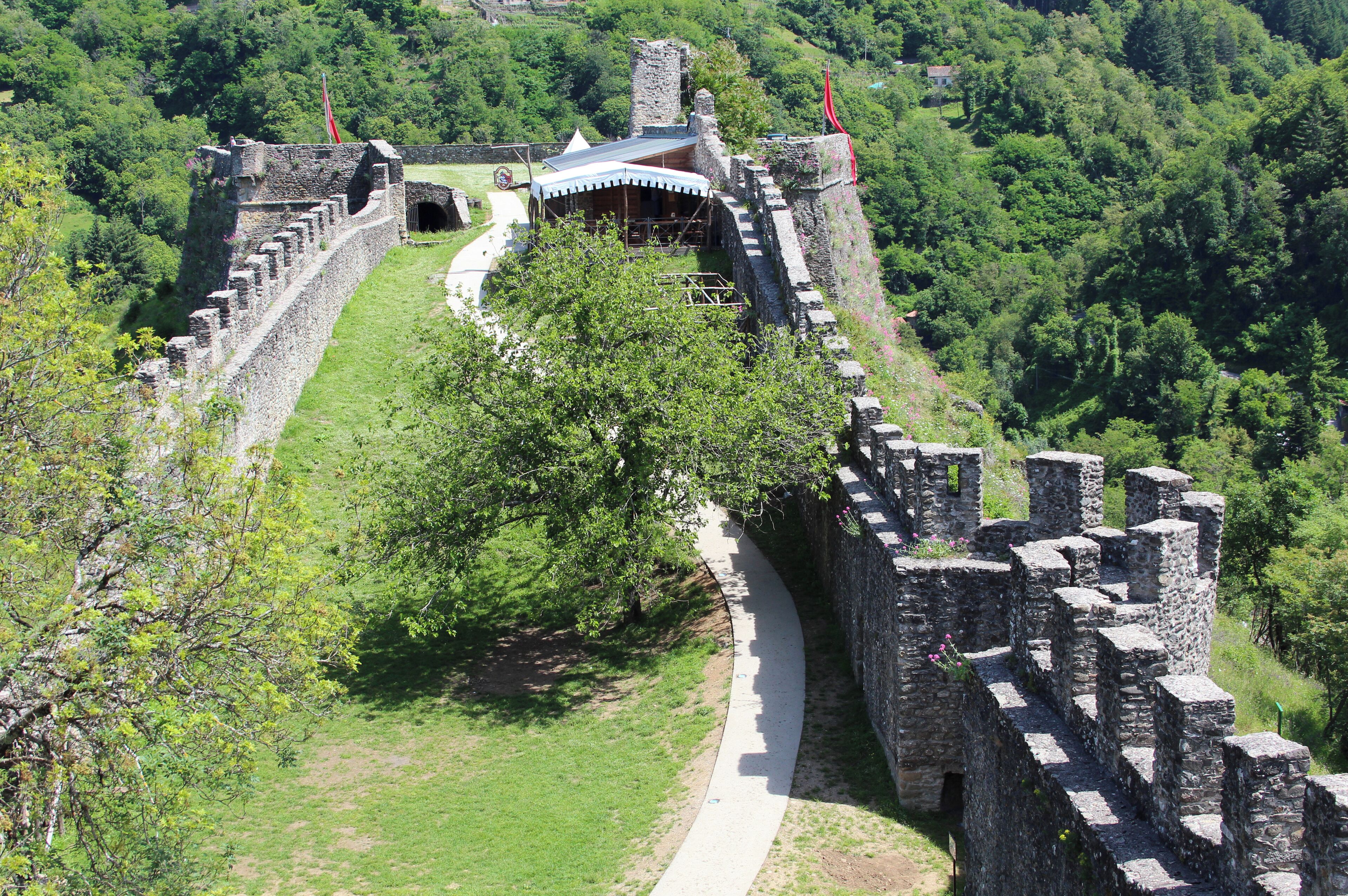 Fortress of Verrucole (Fortezza delle Verrucole, Fortezza di Verrucole), also Verrucole Castle, Fortress in Verrucole, hamlet of San Romano in Garfagnana, Province of Lucca, Tuscany, Italy
