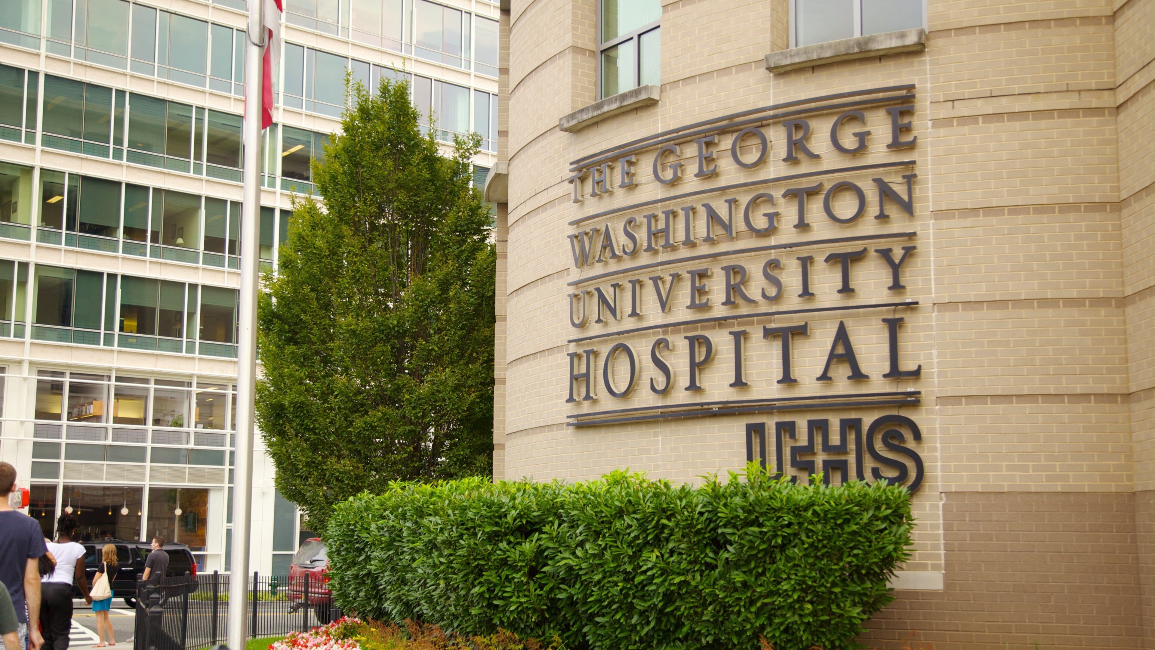 Foggy Bottom mit einem Beschilderung