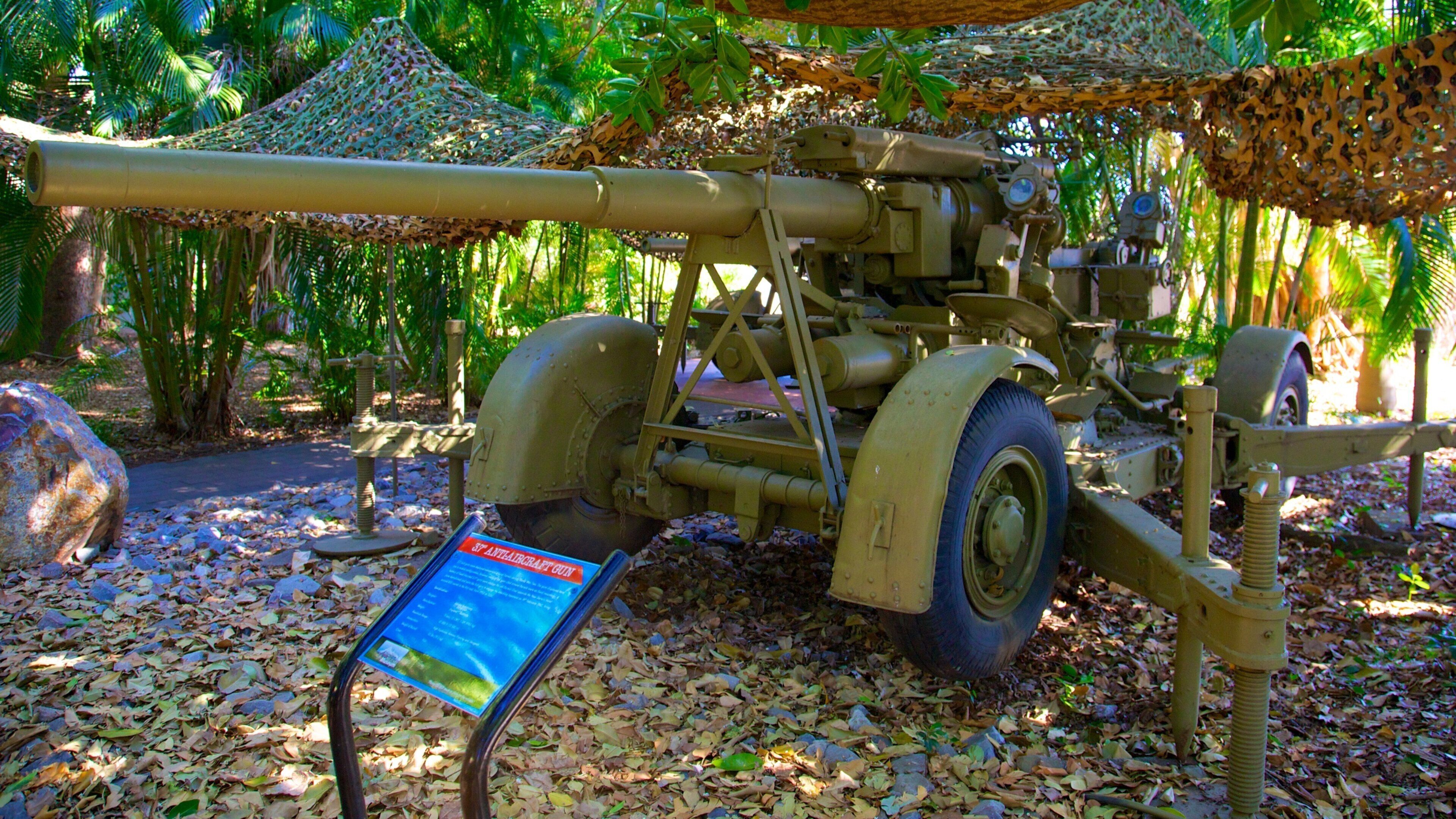 Defence Of Darwin Experience featuring military items