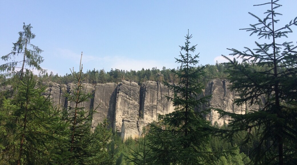 rock formations in czech republic. awesome place to hike