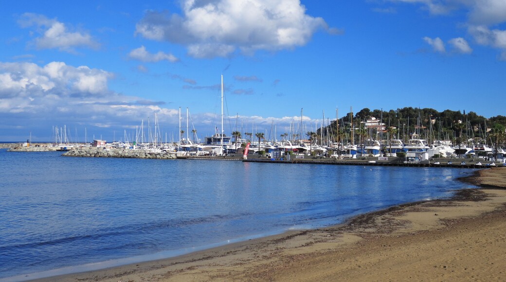 Cavalaire Beach and Harbour - France , Shutterstock ID 732927859, Purchase Order: -