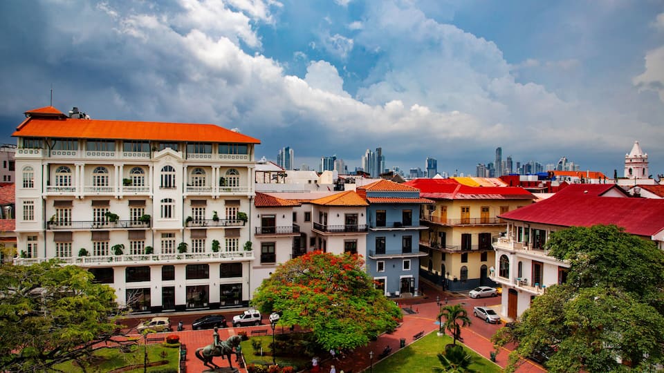 Casco Viejo in Panama City the historic place of Panama