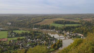 Panoramic view of the Meuse valley