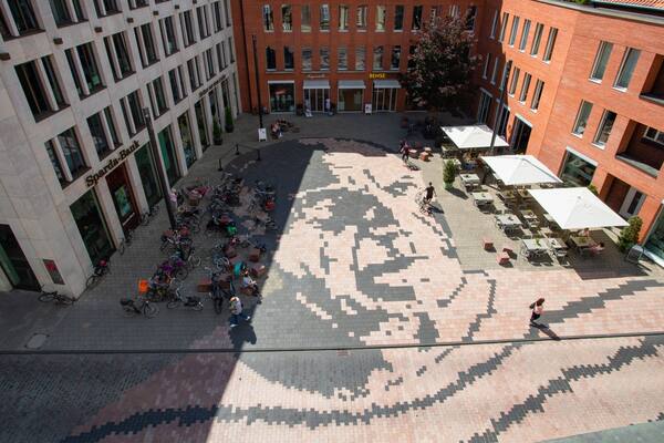 Picasso Museum showing a city