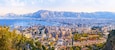 the skyline of palermo, sicily
