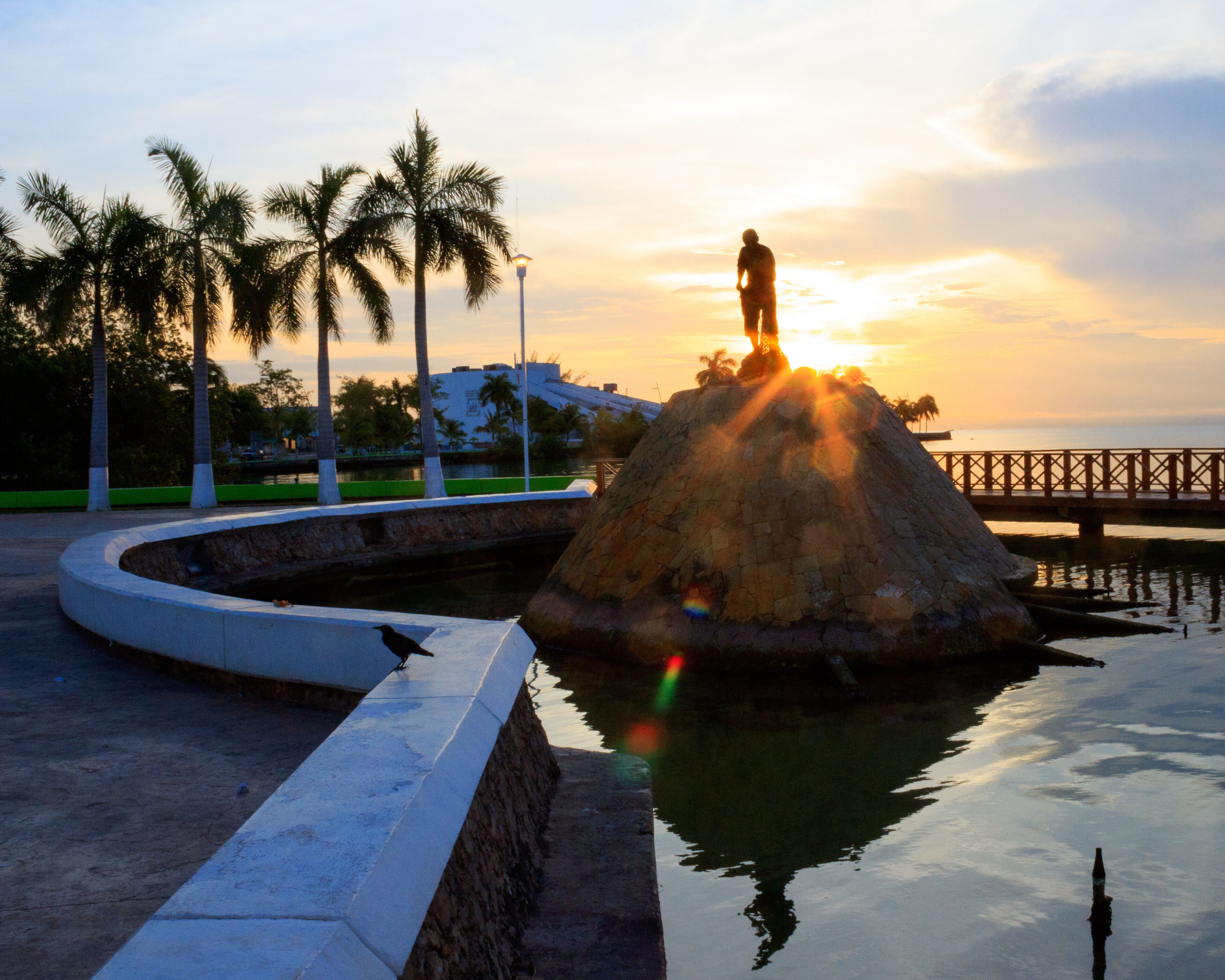 Fuente del Pescador en Chetumal