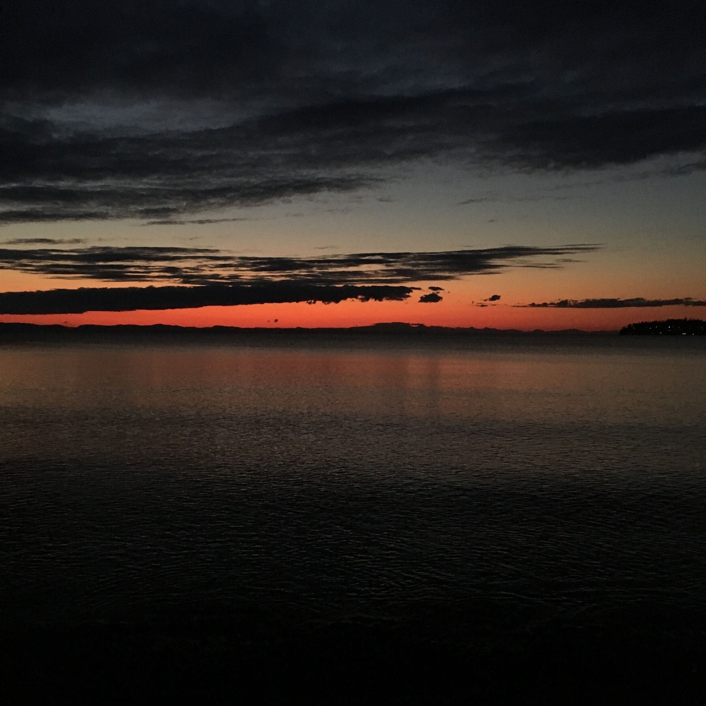 Caught a beautiful sunset walking along Birch Bay. #lifeatexpedia