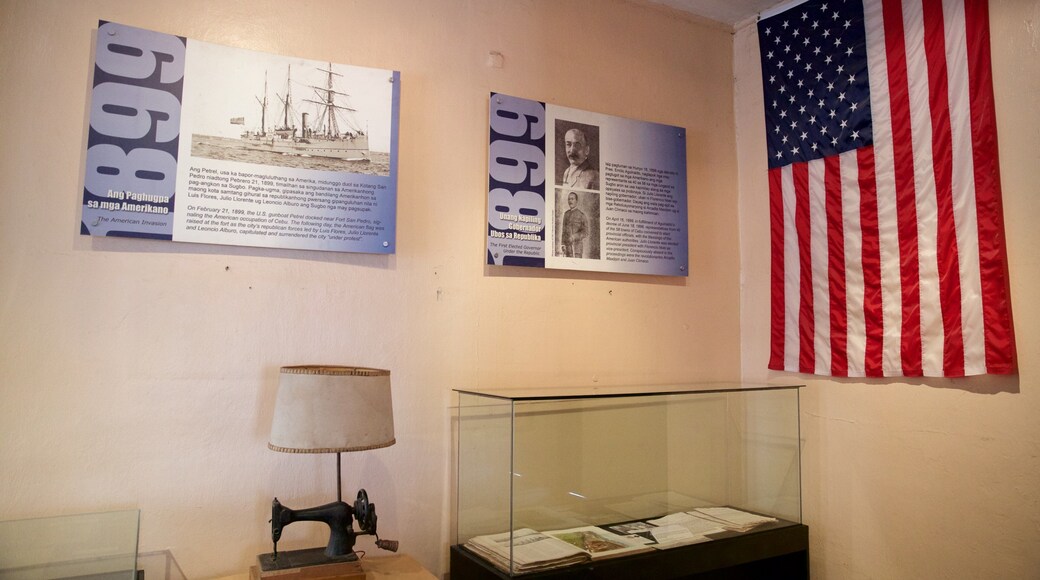 Cebu Island showing heritage elements and interior views
