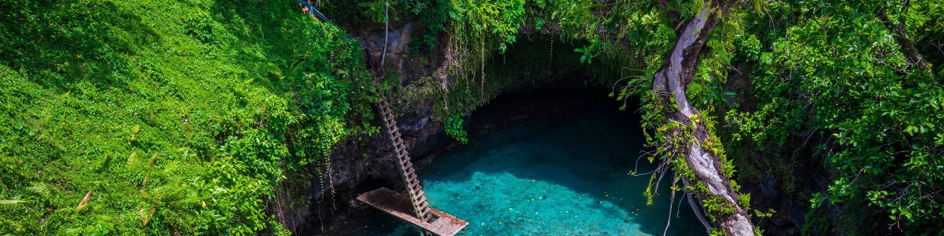To Sua ocean trench, Upolu, Samoa, South Pacific