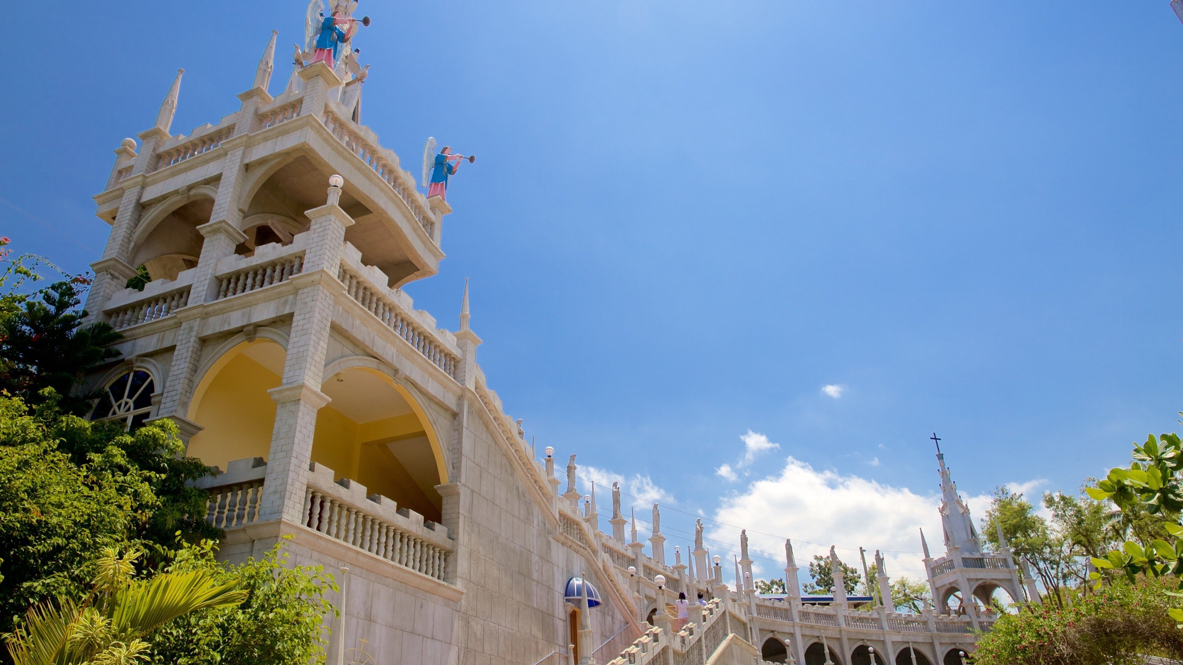 Santuario Simala mostrando arquitectura patrimonial