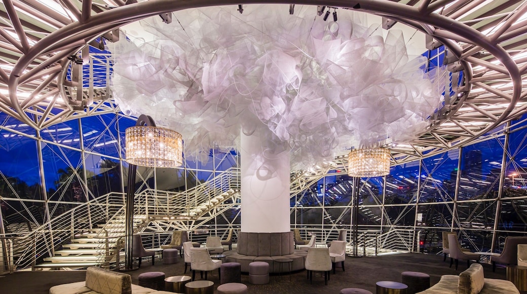 Teatro lírico de Sídney mostrando restaurantes y vista interna