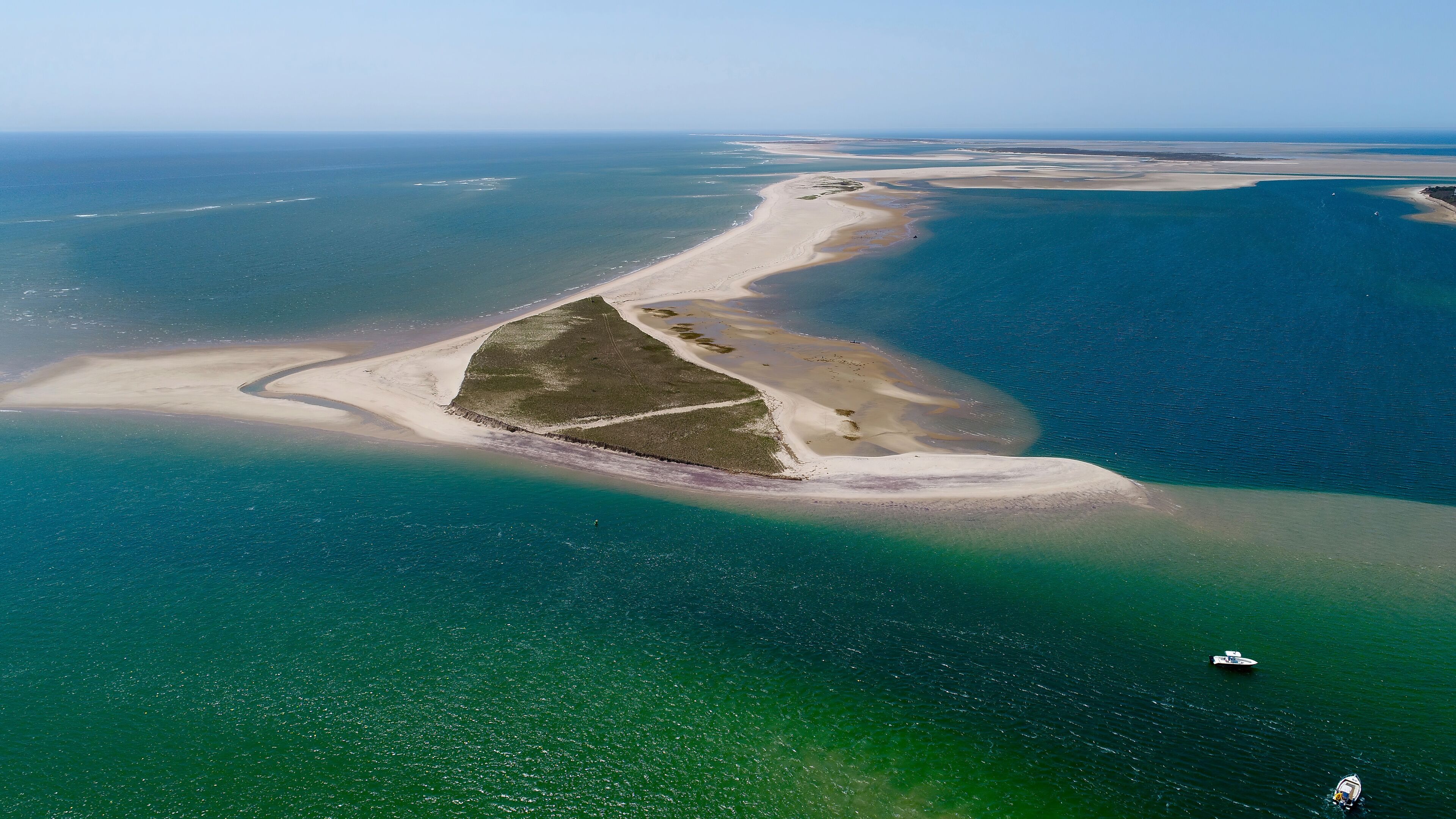 South Beach Island Aerial at Chatham, Cape Cod