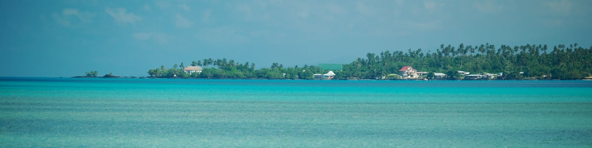 Samoa showing general coastal views