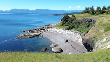 Helliwell.....a little piece of Heaven. A must see on Hornby #beautifulbc #pnwbeauty #hornbyisland