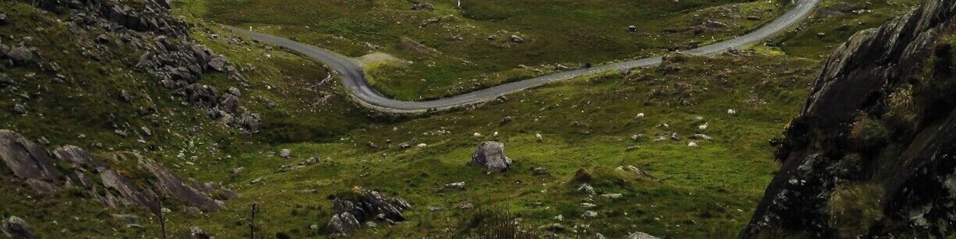 The stunning Healy Pass makes for an amazing drive in West Cork, Ireland.
Full image: http://www.theaussienomad.com/featured-photos/healy-pass/