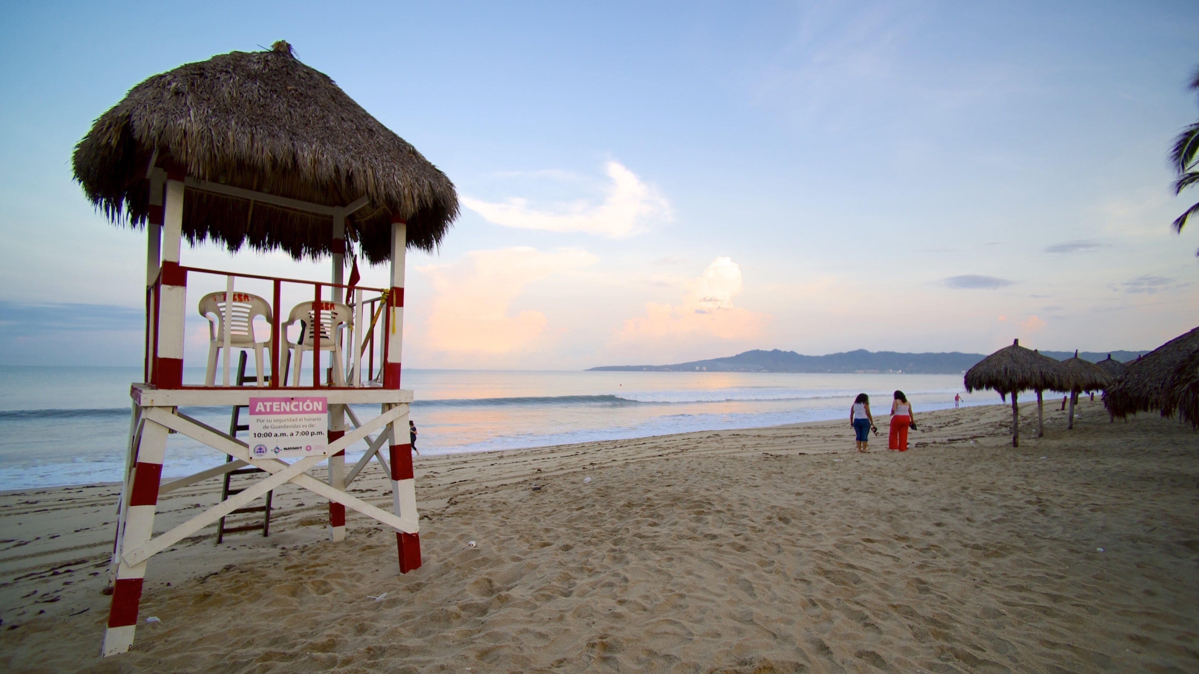 Plage de Nuevo Vallarta montrant scènes tropicales et plage