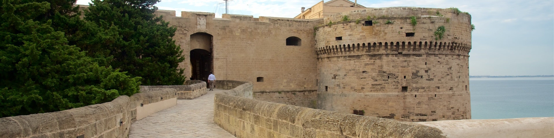 阿拉貢城堡 设有 城堡, 綜覽海岸風景 和 傳統元素