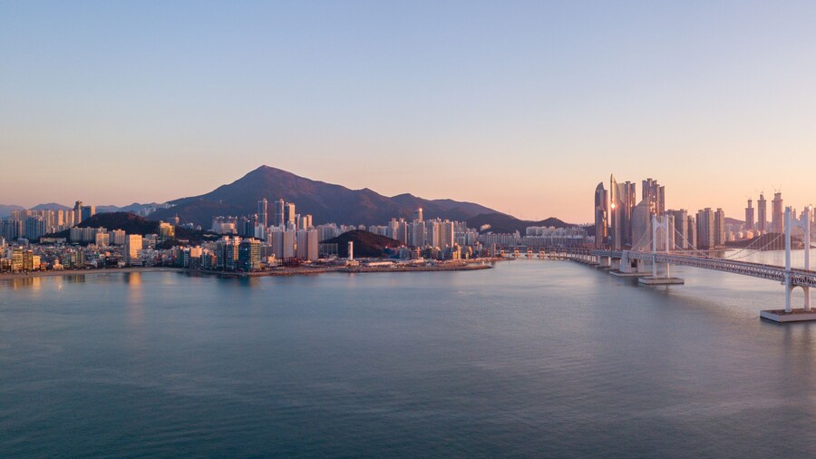 Nieuwe haven van Busan